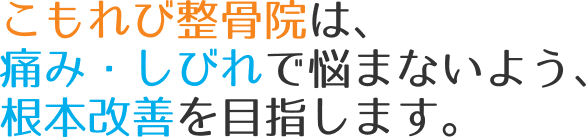 つらい痛み・しびれでお悩みの方へ